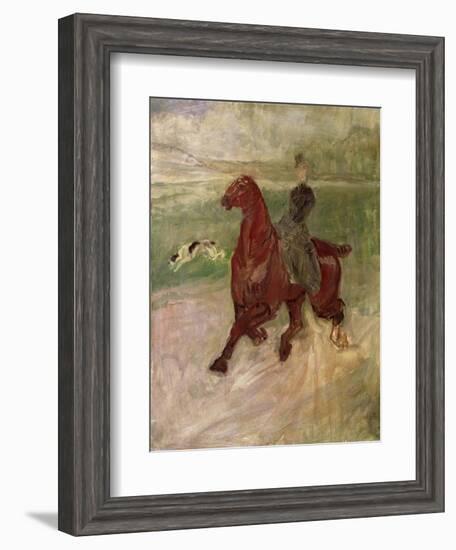 The Amazon, 1882-Henri de Toulouse-Lautrec-Framed Giclee Print