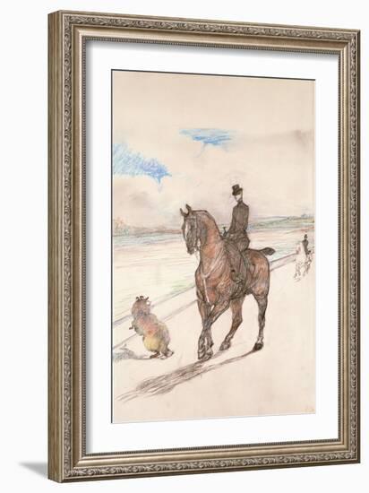 The Amazon, C.1899-Henri de Toulouse-Lautrec-Framed Giclee Print