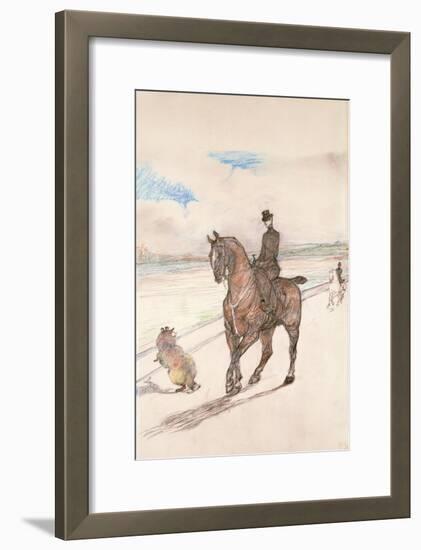 The Amazon, C.1899-Henri de Toulouse-Lautrec-Framed Giclee Print