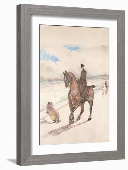 The Amazon, C.1899-Henri de Toulouse-Lautrec-Framed Giclee Print