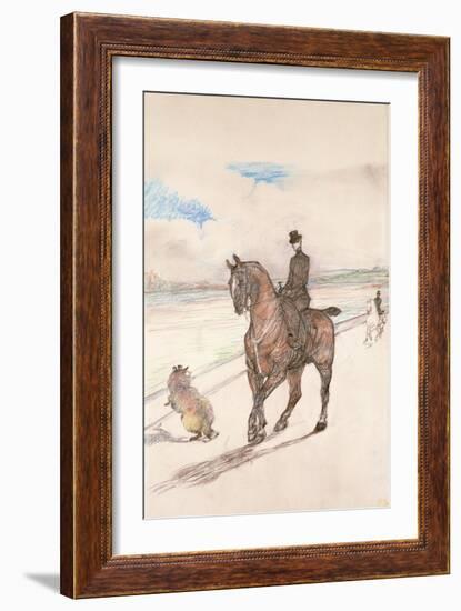 The Amazon, C.1899-Henri de Toulouse-Lautrec-Framed Giclee Print