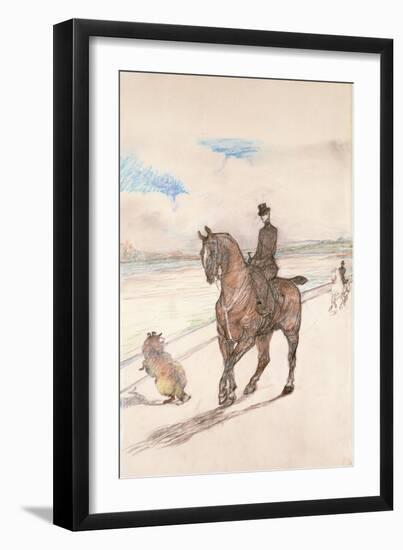 The Amazon, C.1899-Henri de Toulouse-Lautrec-Framed Giclee Print