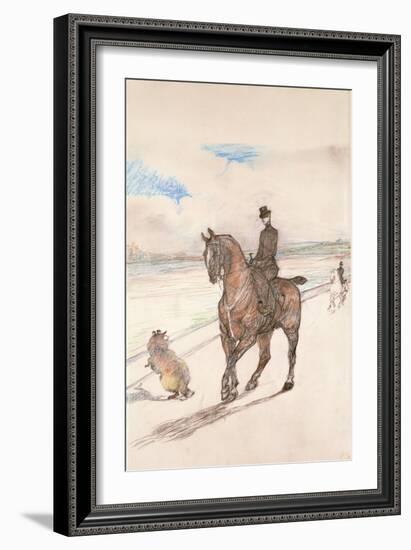 The Amazon, C.1899-Henri de Toulouse-Lautrec-Framed Giclee Print