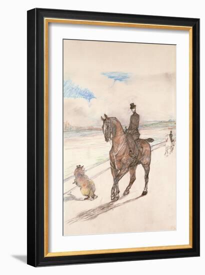 The Amazon, C.1899-Henri de Toulouse-Lautrec-Framed Giclee Print