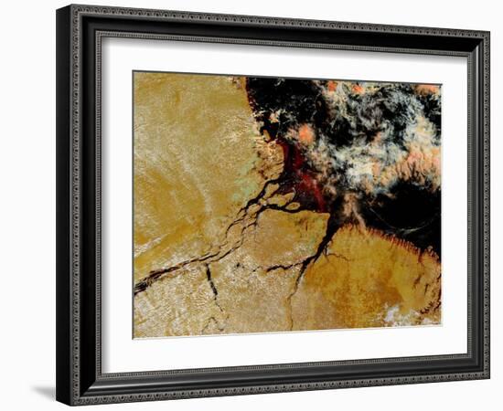 The Amazon River in Northern Brazil-Stocktrek Images-Framed Photographic Print