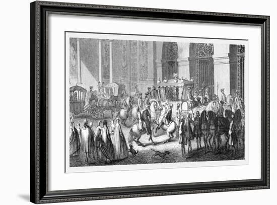The Ambassador's Reception at Versailles-Parrocel-Framed Giclee Print
