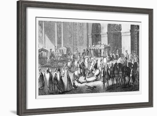 The Ambassador's Reception at Versailles-Parrocel-Framed Giclee Print