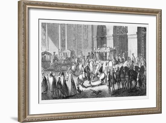 The Ambassador's Reception at Versailles-Parrocel-Framed Giclee Print