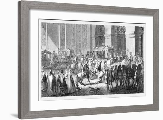 The Ambassador's Reception at Versailles-Parrocel-Framed Giclee Print