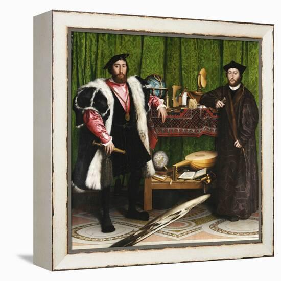 The Ambassadors-Hans Holbein the Younger-Framed Premier Image Canvas