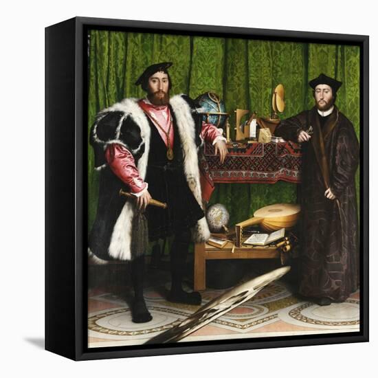 The Ambassadors-Hans Holbein the Younger-Framed Premier Image Canvas