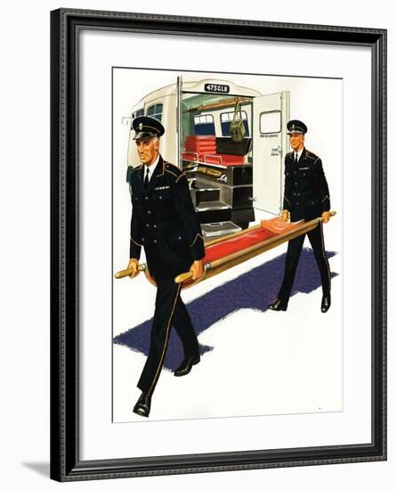 The Ambulance Service-null-Framed Giclee Print