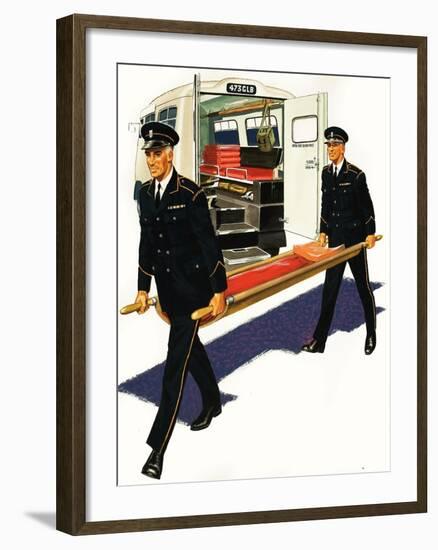 The Ambulance Service-null-Framed Giclee Print