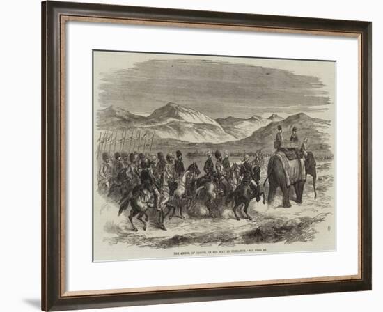 The Ameer of Cabool on His Way to Peshawur-null-Framed Giclee Print