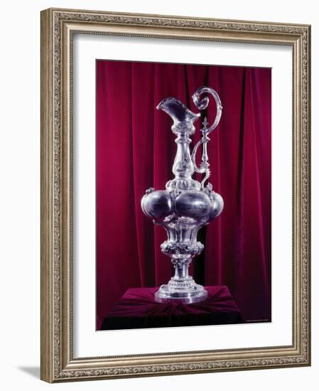 The America's Cup Yachting Trophy in the New York Yacht Club's Trophy Room-Dmitri Kessel-Framed Photographic Print