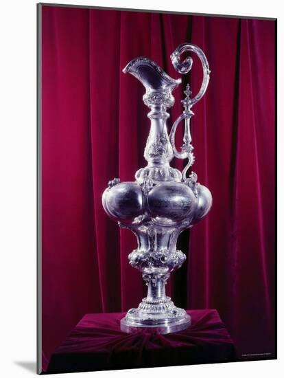 The America's Cup Yachting Trophy in the New York Yacht Club's Trophy Room-Dmitri Kessel-Mounted Photographic Print