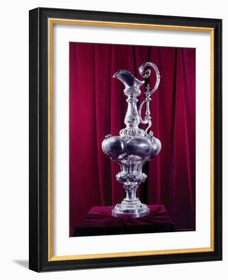 The America's Cup Yachting Trophy in the New York Yacht Club's Trophy Room-Dmitri Kessel-Framed Photographic Print