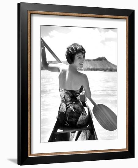 The American Actress Natalie Wood (1938-1981) C. 1956-null-Framed Photo