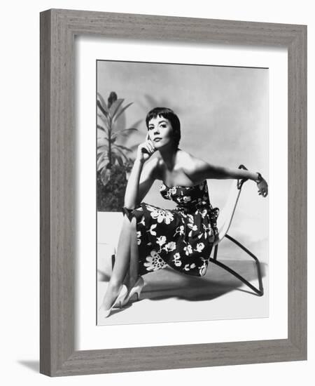 The American Actress Natalie Wood (1938-1981) C. 1956-null-Framed Photo