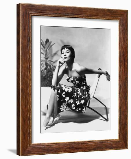 The American Actress Natalie Wood (1938-1981) C. 1956-null-Framed Photo