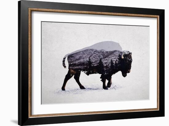 The American Bison-Davies Babies-Framed Premium Giclee Print