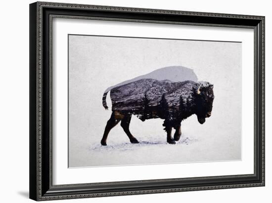 The American Bison-Davies Babies-Framed Premium Giclee Print