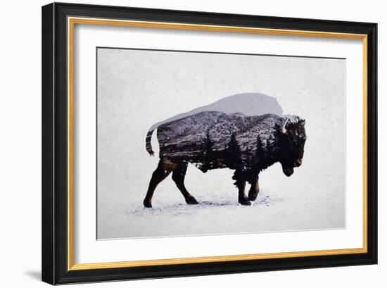 The American Bison-Davies Babies-Framed Premium Giclee Print