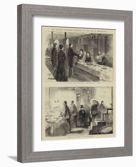 The American Centennial Exhibition, on the Way to Philadelphia-Walter Jenks Morgan-Framed Giclee Print