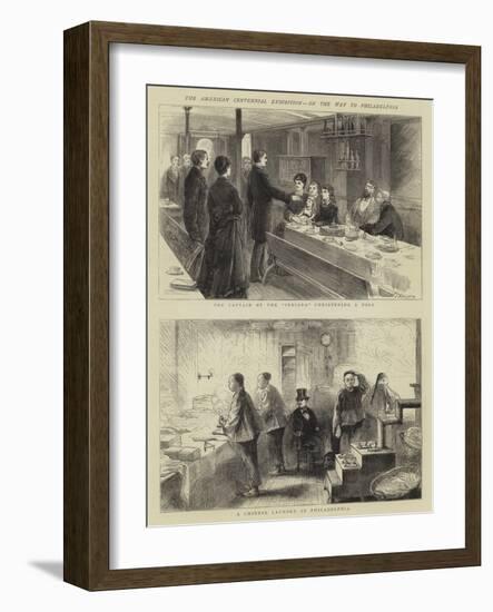 The American Centennial Exhibition, on the Way to Philadelphia-Walter Jenks Morgan-Framed Giclee Print