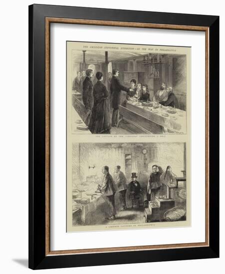 The American Centennial Exhibition, on the Way to Philadelphia-Walter Jenks Morgan-Framed Giclee Print