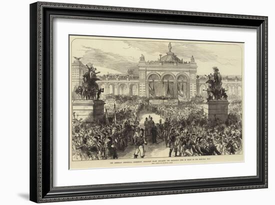 The American Centennial Exhibition-null-Framed Giclee Print