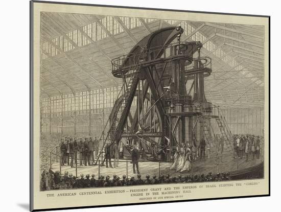 The American Centennial Exhibition-null-Mounted Giclee Print