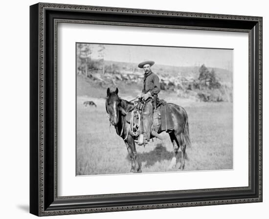 The American Cowboy-null-Framed Giclee Print