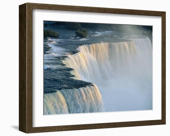 The American Falls at the Niagara Falls, New York State, USA-Robert Francis-Framed Photographic Print