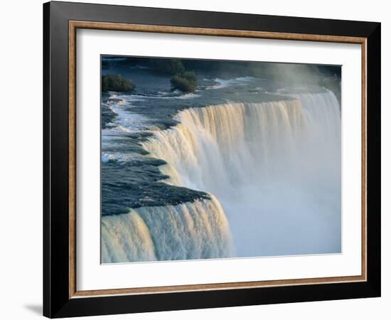 The American Falls at the Niagara Falls, New York State, USA-Robert Francis-Framed Photographic Print