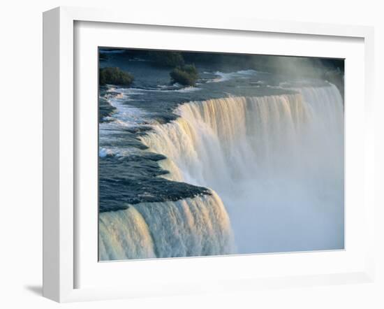 The American Falls at the Niagara Falls, New York State, USA-Robert Francis-Framed Photographic Print