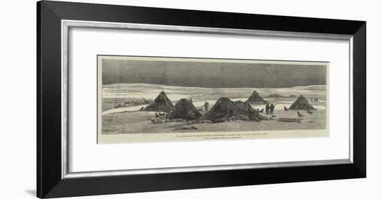 The American Franklin Search Expedition, Autumn Camp on King William's Land-null-Framed Giclee Print