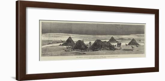 The American Franklin Search Expedition, Autumn Camp on King William's Land-null-Framed Giclee Print