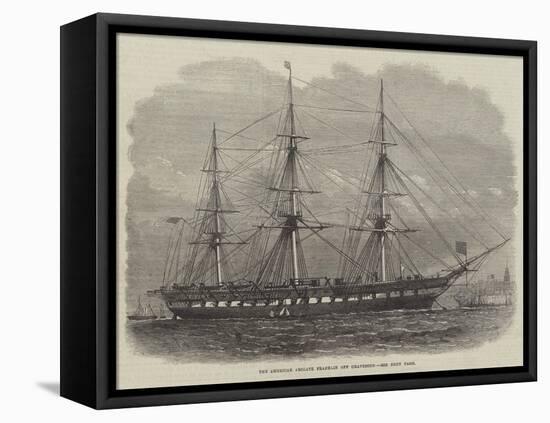 The American Frigate Franklin Off Gravesend-Edwin Weedon-Framed Premier Image Canvas