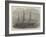 The American Frigate Franklin Off Gravesend-Edwin Weedon-Framed Premium Giclee Print