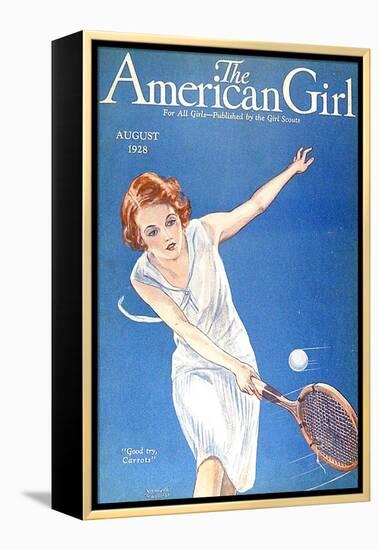 The American Girl, 1928, USA-null-Framed Premier Image Canvas