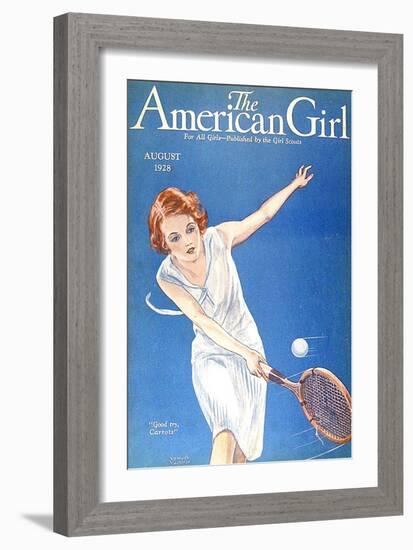 The American Girl, 1928, USA-null-Framed Giclee Print