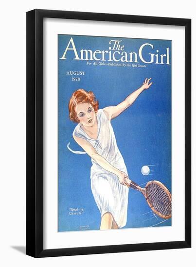 The American Girl, 1928, USA-null-Framed Giclee Print