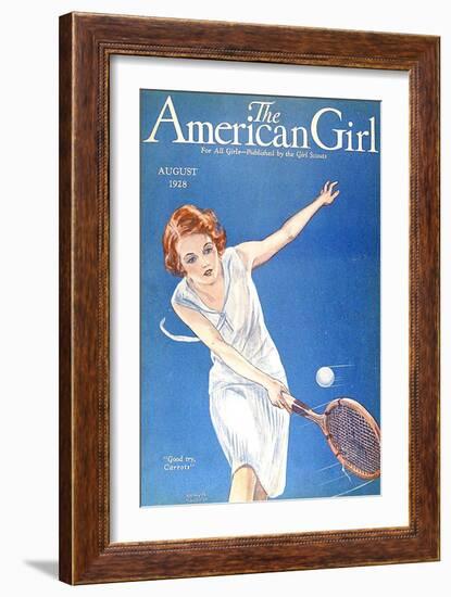 The American Girl, 1928, USA-null-Framed Premium Giclee Print