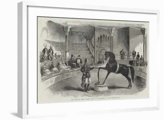 The American Horse Black Eagle, at the Alhambra Palace-null-Framed Giclee Print