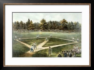 The American National Game Of Baseball Grand Match At Elysian Fields Hoboken Nj 1866 Giclee Print Currier Ives Art Com The American National Game Of Baseball Grand Match At Elysian Fields Hoboken Nj 1866 Giclee Print Currier Ives Art Com