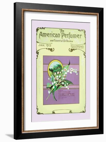 The American Perfumer and Essential Oil Review: Eden Lily of the Valley Talcum Powder-null-Framed Art Print