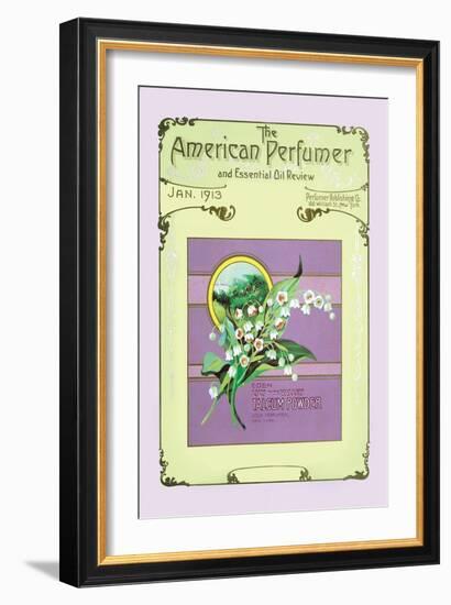 The American Perfumer and Essential Oil Review: Eden Lily of the Valley Talcum Powder-null-Framed Art Print