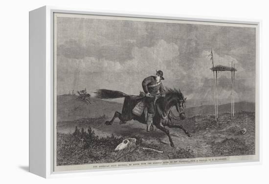 The American Pony Express, En Route from the Missouri River to San Francisco-George Henry Andrews-Framed Premier Image Canvas