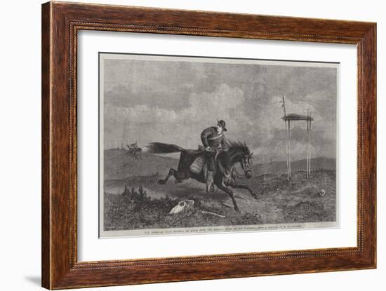 The American Pony Express, En Route from the Missouri River to San Francisco-George Henry Andrews-Framed Giclee Print